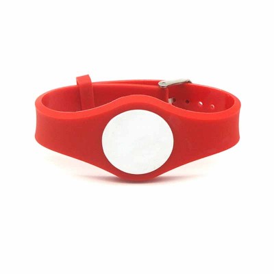 Wholesale Customized Printable Reusable Waterproof Programmable 13.56MHz Silicone Rfid Wristband