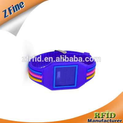 13.56mhz Fudan Gym Passive Rfid NFC Silicon Wristband Bracelet