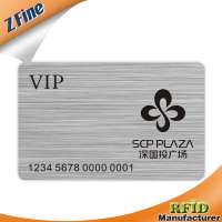 visa card size metal business printing card