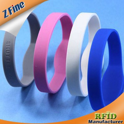 ultrasonic silicone welding Em4200 Silicone RFID Wristband for Fitting Club