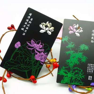 Professional Manufacturer Printing Metal Christmas Gift Card