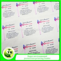 Good quality silicone garment care label printing for t-shirt