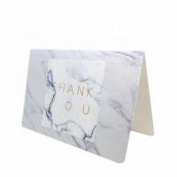 Custom printing luxury gold stamping thank you card for gift